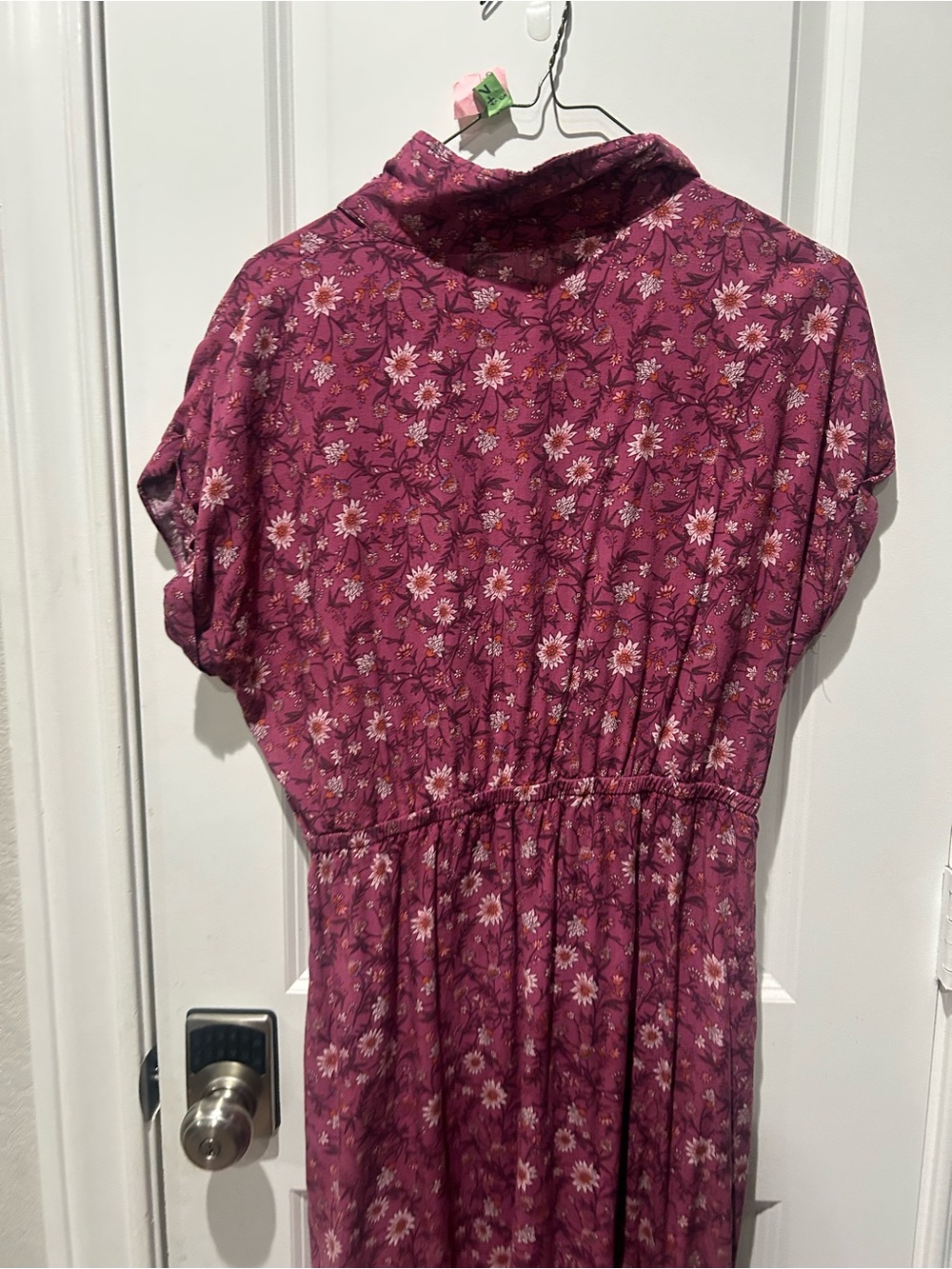 Women's Floral Pink Midi Dress - Brand